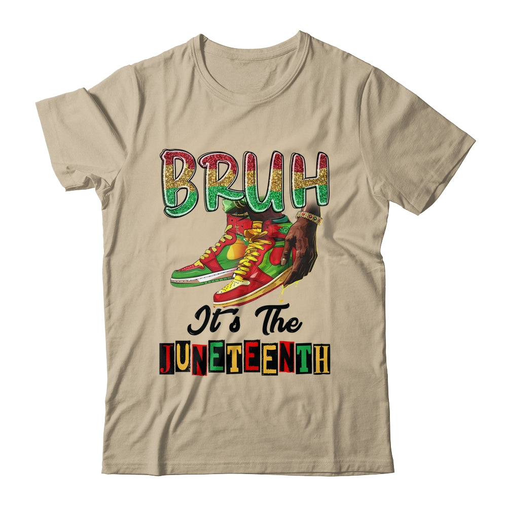 Bruh It's The Juneteenth 1865 African American Girls Boys Shirt & Tank Top | siriusteestore
