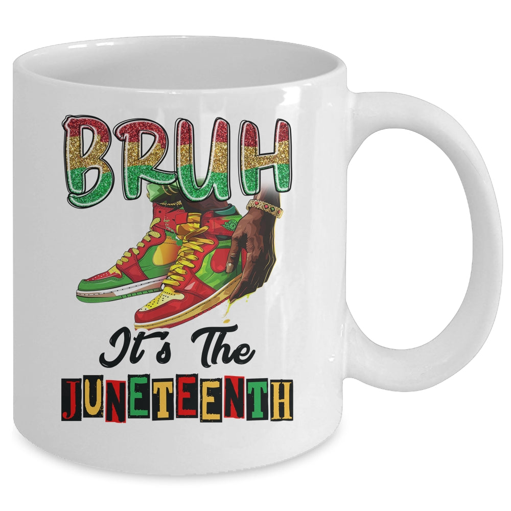 Bruh It's The Juneteenth 1865 African American Girls Boys Mug | siriusteestore