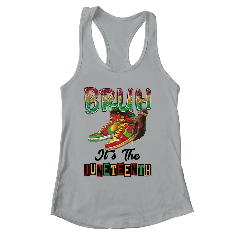 Bruh It's The Juneteenth 1865 African American Girls Boys Shirt & Tank Top | siriusteestore