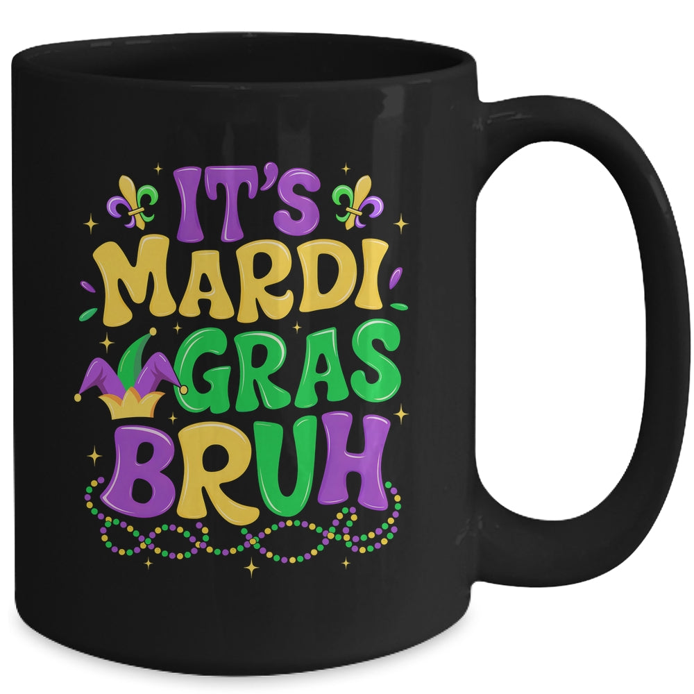 Bruh Mardi Gras Teens Boys Kids Mardi Gras Mug | siriusteestore