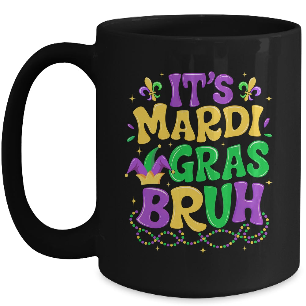 Bruh Mardi Gras Teens Boys Kids Mardi Gras Mug | siriusteestore