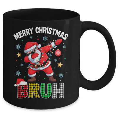 Bruh Merry Christmas Xmas Dabbing Santa Mens Boys Kids Mug | siriusteestore