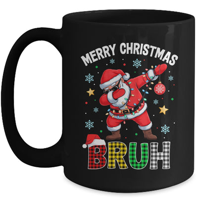Bruh Merry Christmas Xmas Dabbing Santa Mens Boys Kids Mug | siriusteestore