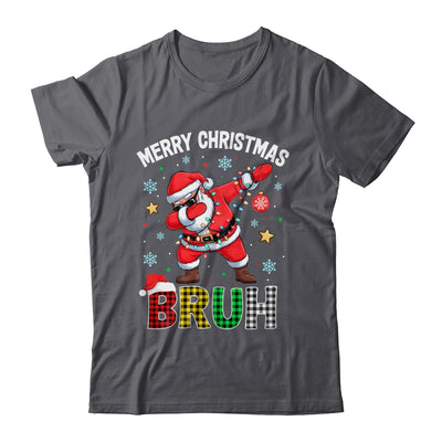 Bruh Merry Christmas Xmas Dabbing Santa Mens Boys Kids Shirt & Sweatshirt | siriusteestore