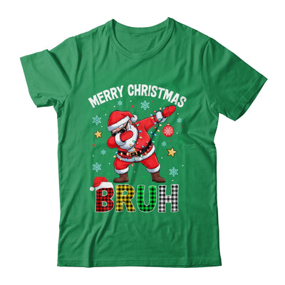 Bruh Merry Christmas Xmas Dabbing Santa Mens Boys Kids Shirt & Sweatshirt | siriusteestore