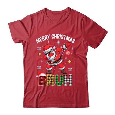 Bruh Merry Christmas Xmas Dabbing Santa Mens Boys Kids Shirt & Sweatshirt | siriusteestore