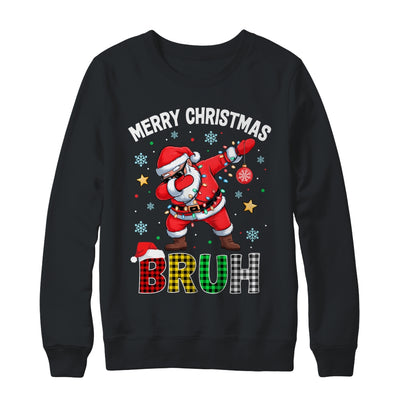 Bruh Merry Christmas Xmas Dabbing Santa Mens Boys Kids Shirt & Sweatshirt | siriusteestore