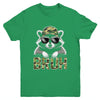 Bruh Raccoon Trash Racoon Camo Hat Youth Teens Kids Lover Youth Shirt | siriusteestore