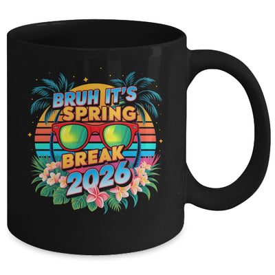 Bruh Spring Break 2026 Vacation Retro Family Friends Trip Mug | siriusteestore