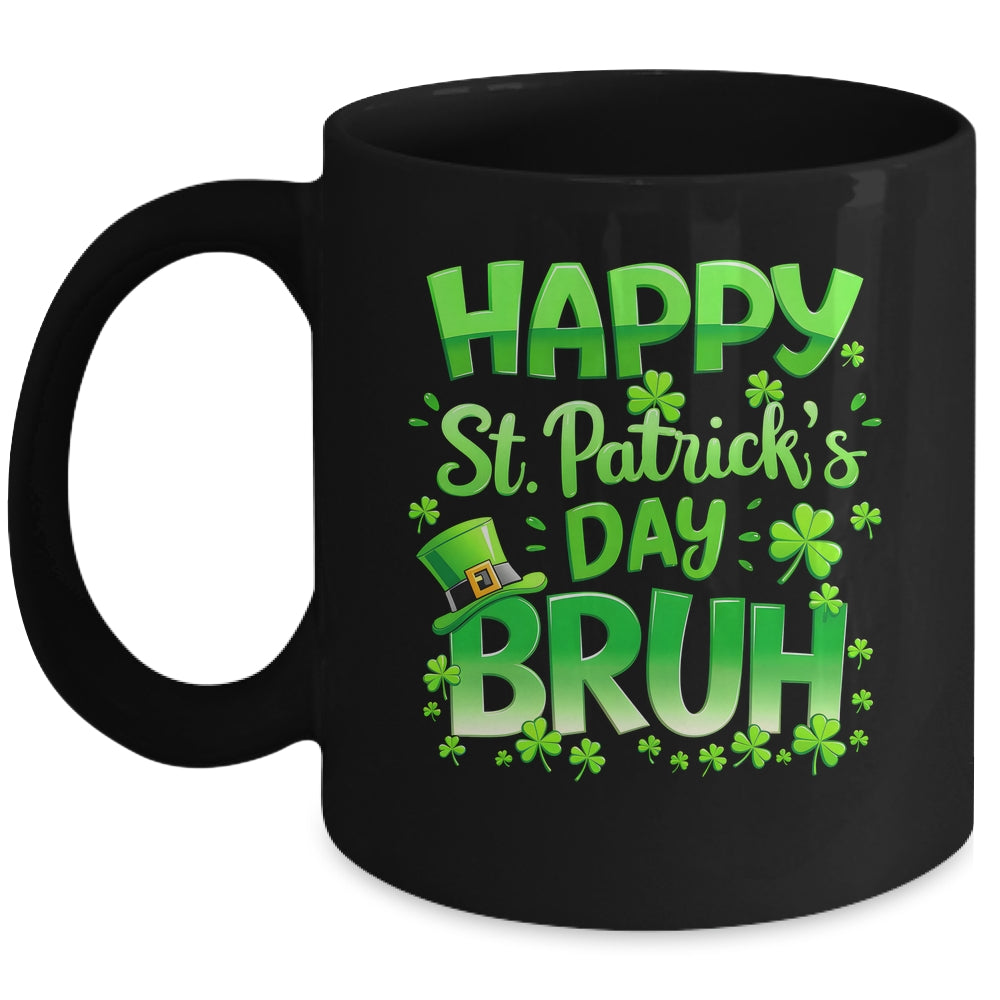 Bruh St Patricks Day Boys Teens Kids Saint Patricks Day Mug | siriusteestore