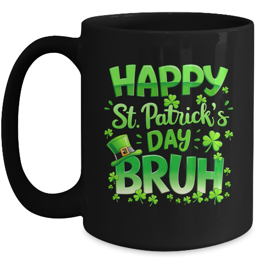 Bruh St Patricks Day Boys Teens Kids Saint Patricks Day Mug | siriusteestore