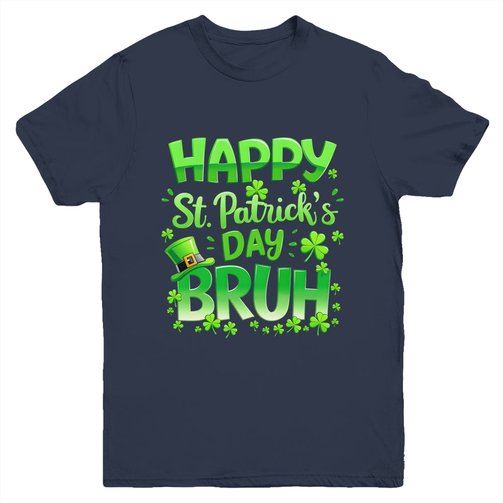 Bruh St Patricks Day Boys Teens Kids Saint Patricks Day Youth Shirt | siriusteestore
