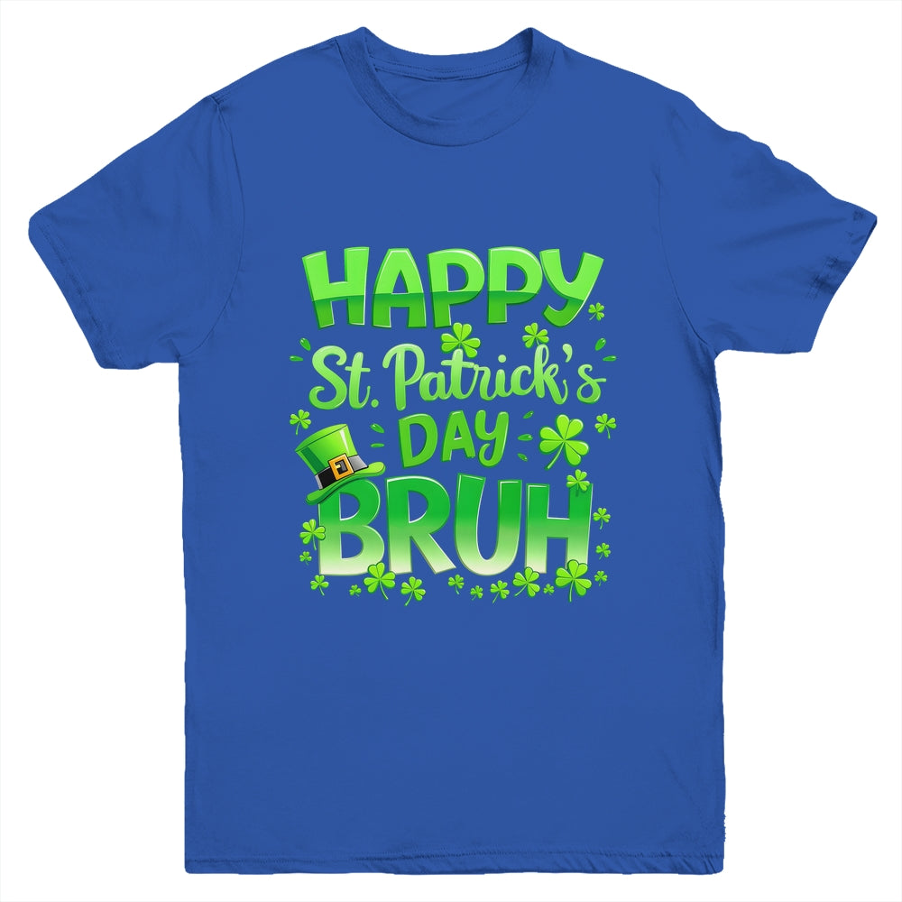 Bruh St Patricks Day Boys Teens Kids Saint Patricks Day Youth Shirt | siriusteestore