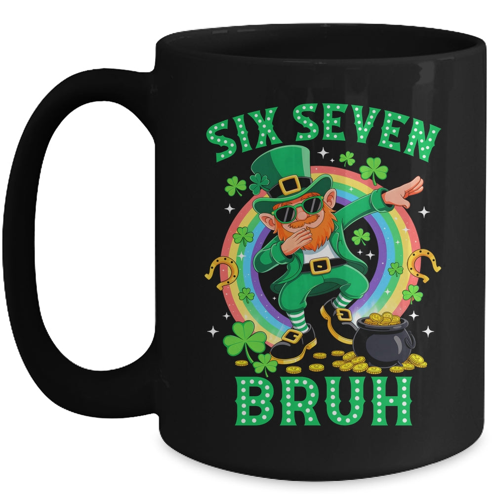 Bruh St Patricks Day Six Seven Kids Boys Men Women 67 Meme Mug | siriusteestore