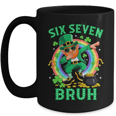 Bruh St Patricks Day Six Seven Kids Boys Men Women 67 Meme Mug | siriusteestore