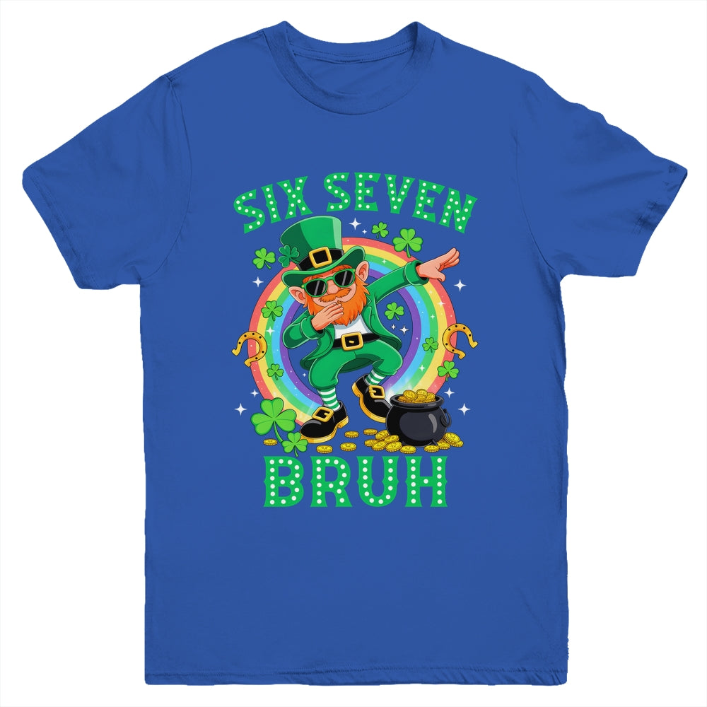 Bruh St Patricks Day Six Seven Kids Boys Men Women 67 Meme Youth Shirt | siriusteestore