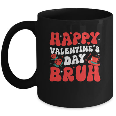 Bruh Valentines Day Teens Boys Kids Heart Valentine Mug | siriusteestore