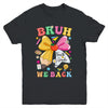 Bruh We Back Fourth Grade Pencil Bow Back To School 4th Grade Youth Shirt | siriusteestore
