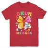 Bruh We Back Fourth Grade Pencil Bow Back To School 4th Grade Youth Shirt | siriusteestore