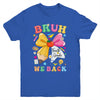 Bruh We Back Fourth Grade Pencil Bow Back To School 4th Grade Youth Shirt | siriusteestore