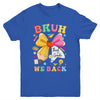 Bruh We Back Third Grade Pencil Bow Back To School 3rd Grade Youth Shirt | siriusteestore