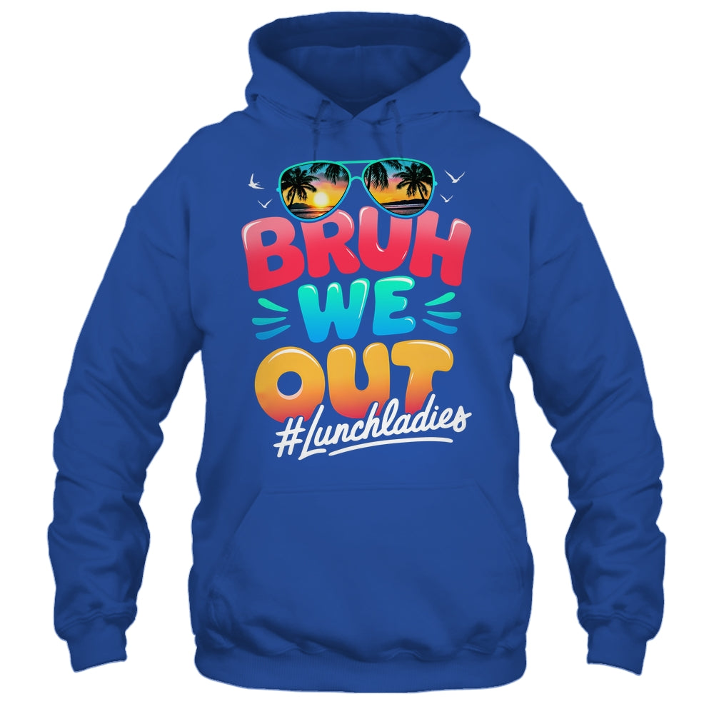 Bruh We Out Funny Last Day Of School Lunch Lady Summer Shirt & Tank Top | siriusteestore