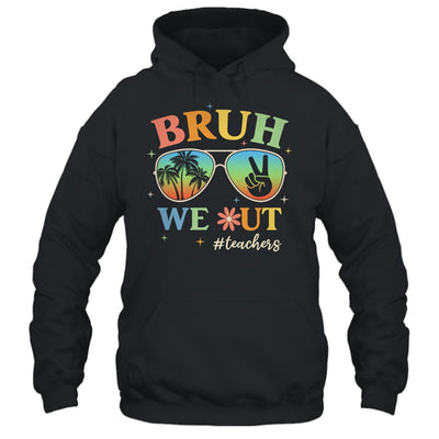 Bruh We Out Teachers Groovy Retro Happy Last Day Of School Shirt & Tank Top | siriusteestore