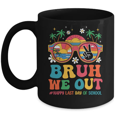 Bruh We Out Teachers Happy Last Day Of School Groovy Mug | siriusteestore