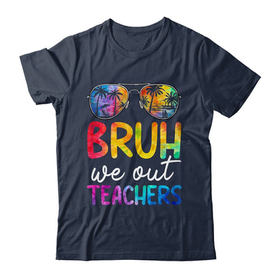 Bruh We Out Teachers Happy Last Day Of School Retro Tie Dye Shirt & Tank Top | siriusteestore