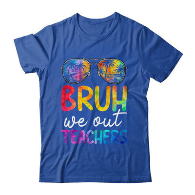 Bruh We Out Teachers Happy Last Day Of School Retro Tie Dye Shirt & Tank Top | siriusteestore