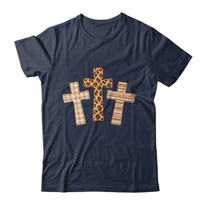 Brushstroke Cross God Faith Leopard Jesus Christian Women Shirt & Hoodie | siriusteestore