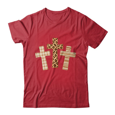 Brushstroke Cross God Faith Leopard Jesus Christian Women Shirt & Hoodie | siriusteestore