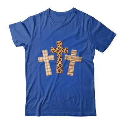 Brushstroke Cross God Faith Leopard Jesus Christian Women Shirt & Hoodie | siriusteestore