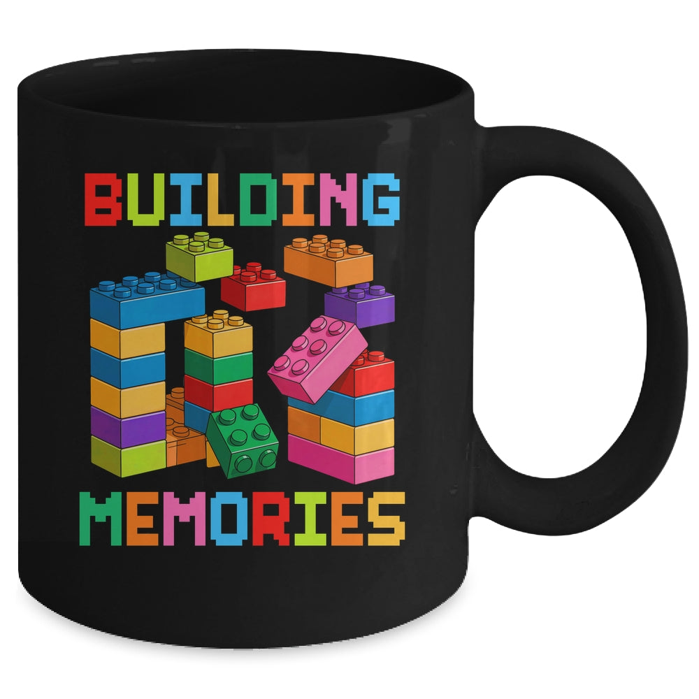 Building Memories Building Bricks Blocks Family Matching Mug | siriusteestore