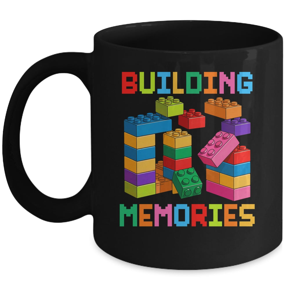 Building Memories Building Bricks Blocks Family Matching Mug | siriusteestore