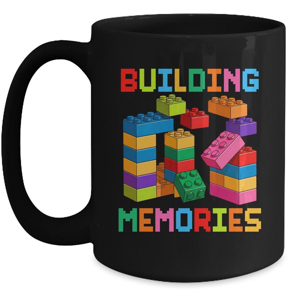 Building Memories Building Bricks Blocks Family Matching Mug | siriusteestore