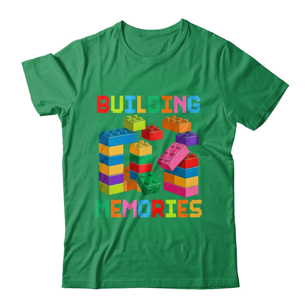 Building Memories Building Bricks Blocks Family Matching Shirt & Hoodie | siriusteestore