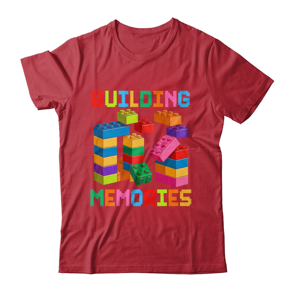 Building Memories Building Bricks Blocks Family Matching Shirt & Hoodie | siriusteestore