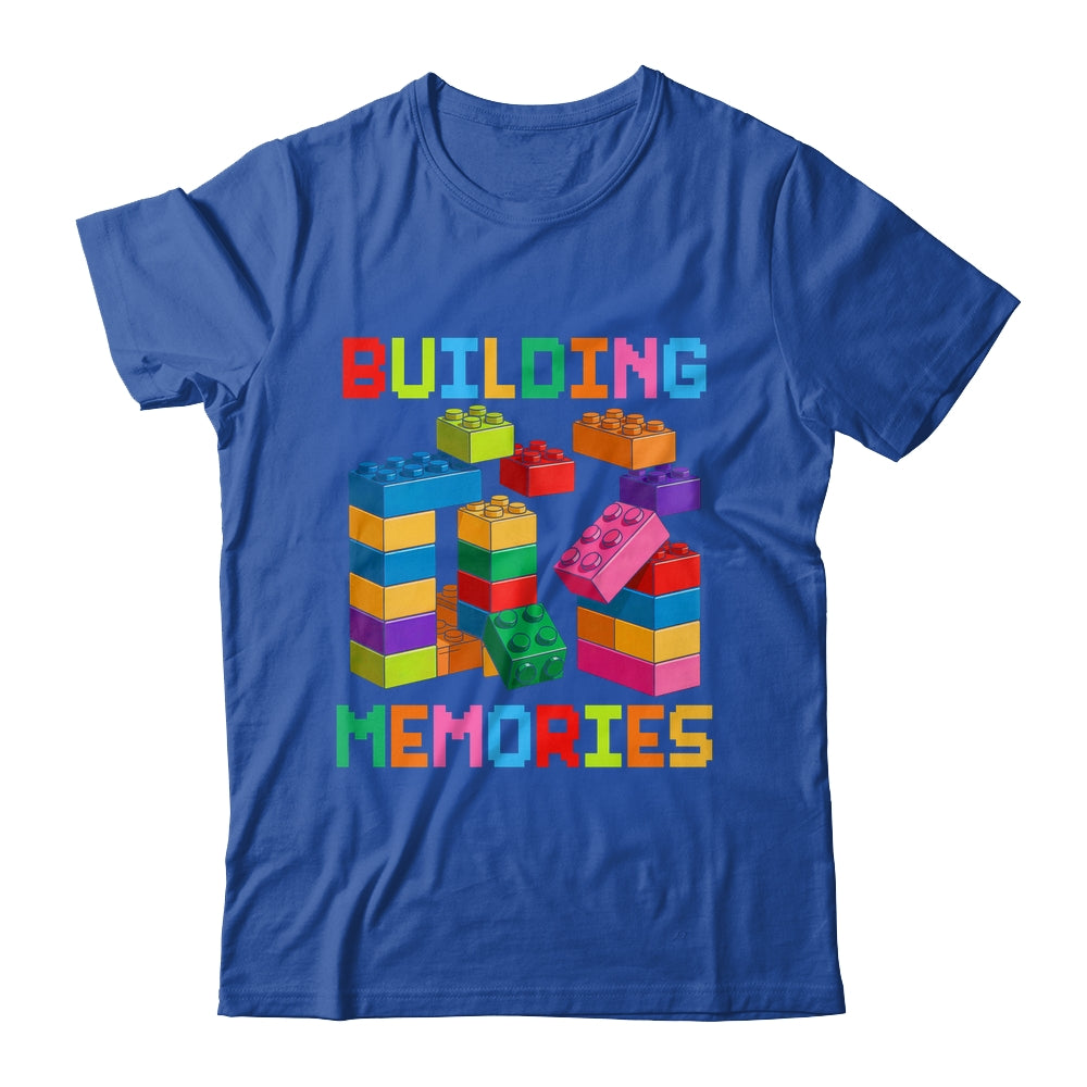 Building Memories Building Bricks Blocks Family Matching Shirt & Hoodie | siriusteestore