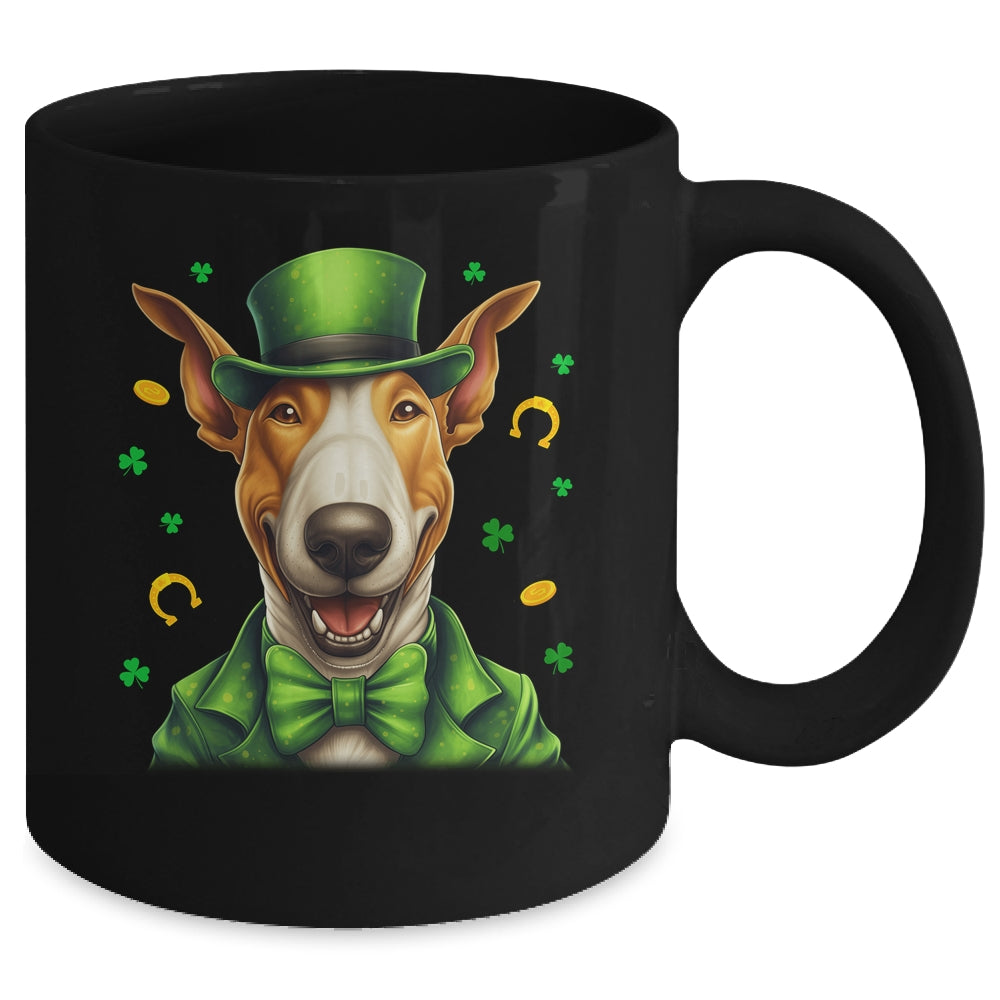 Bull Terrier St Patricks Day Leprechaun Shamrock Irish Mug | siriusteestore