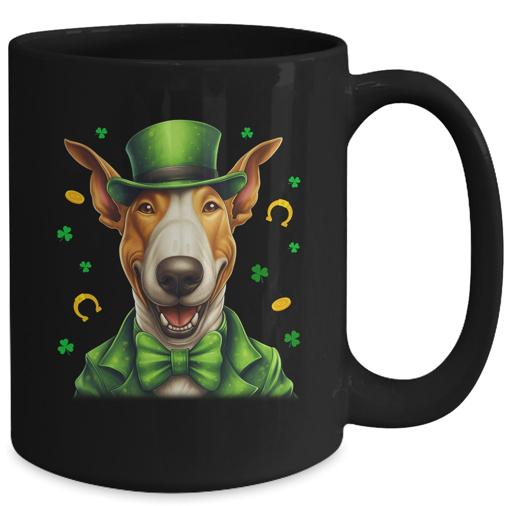 Bull Terrier St Patricks Day Leprechaun Shamrock Irish Mug | siriusteestore