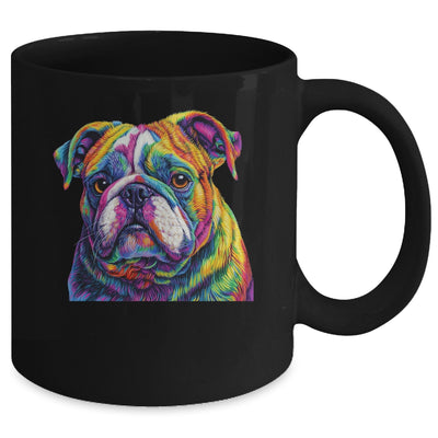 Bulldog Dog Colorful Face Dog Lover Men Women Mug | siriusteestore