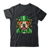 Bulldog St Patricks Day Leprechaun Shamrock Irish Shirt & Hoodie | siriusteestore