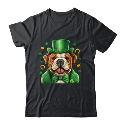 Bulldog St Patricks Day Leprechaun Shamrock Irish Shirt & Hoodie | siriusteestore