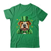 Bulldog St Patricks Day Leprechaun Shamrock Irish Shirt & Hoodie | siriusteestore