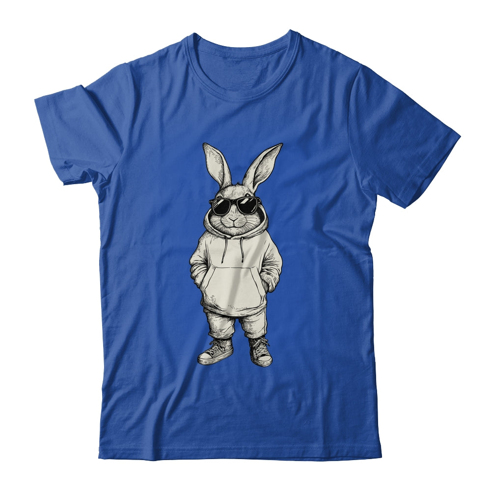 Bunny Face With Sunglasses Easter Day For Boys Men Kids Shirt & Hoodie | siriusteestore