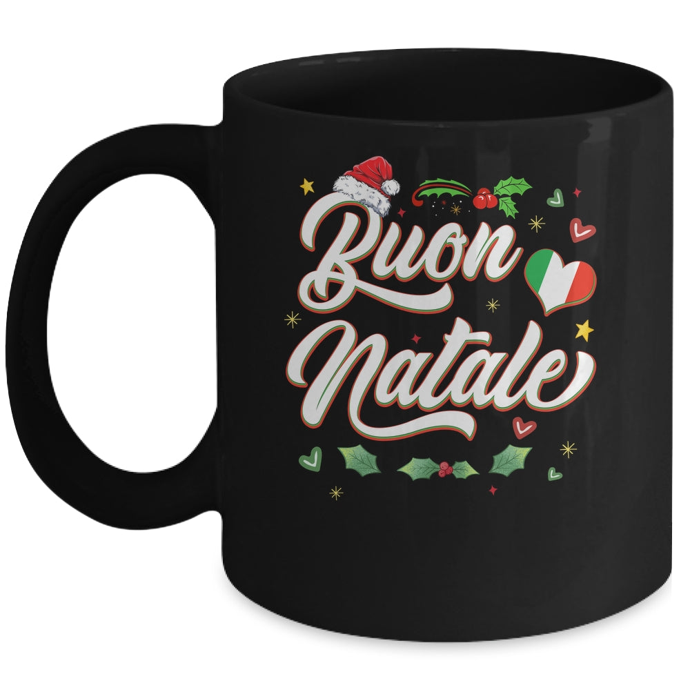 Buon Natale Italian Family Merry Christmas Italy Holiday Mug | siriusteestore