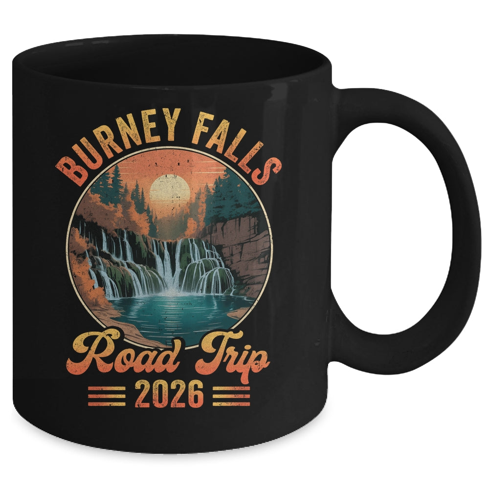 Burney Falls Road Trip 2026 Summer Vacation Family Matching Mug | siriusteestore
