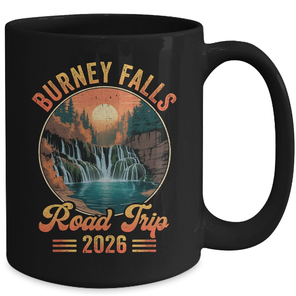 Burney Falls Road Trip 2026 Summer Vacation Family Matching Mug | siriusteestore