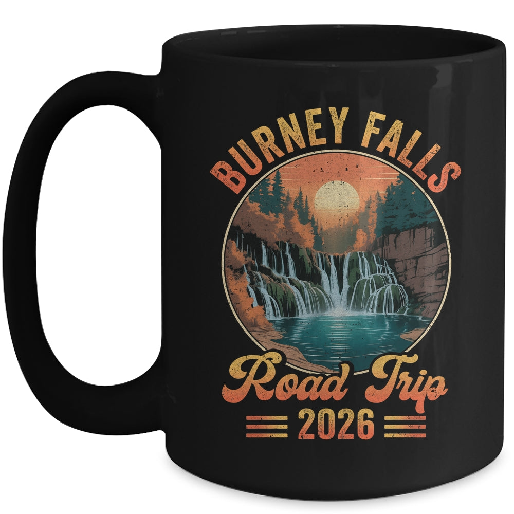 Burney Falls Road Trip 2026 Summer Vacation Family Matching Mug | siriusteestore
